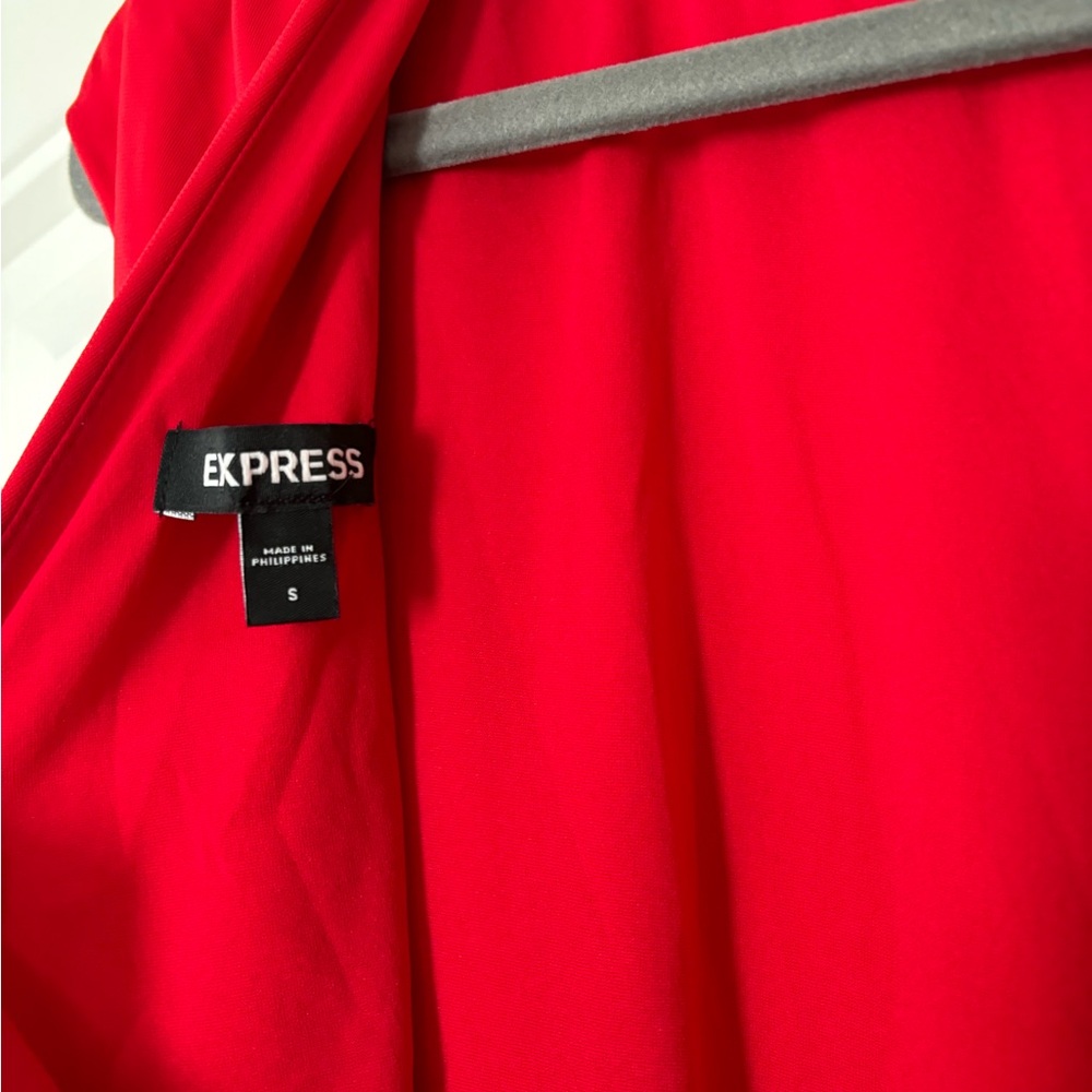 Express Red Jumpsuit - Picture 6 of 7